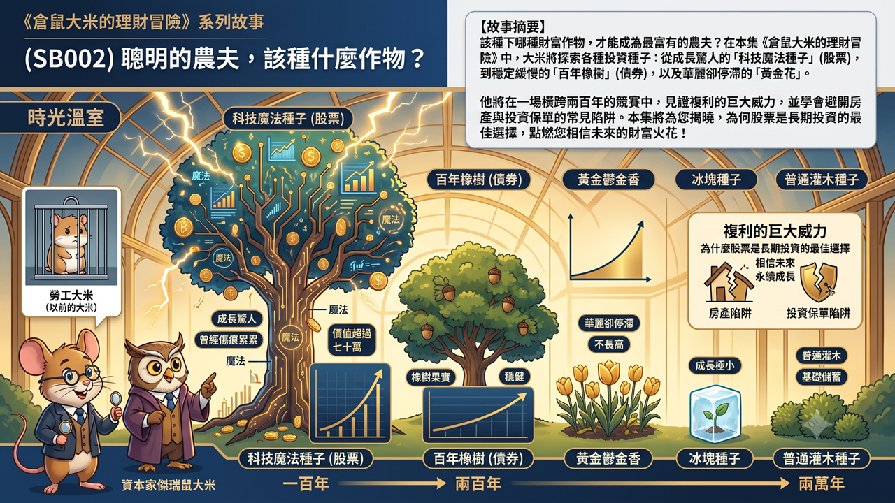 [is-002] 倉鼠大米的理財冒險｜ 聰明的農夫，該種什麼作物？
