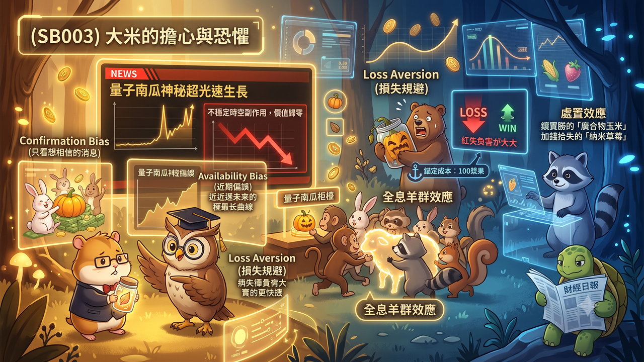 [is-003] 倉鼠大米的理財冒險｜ 大米的擔心與恐懼