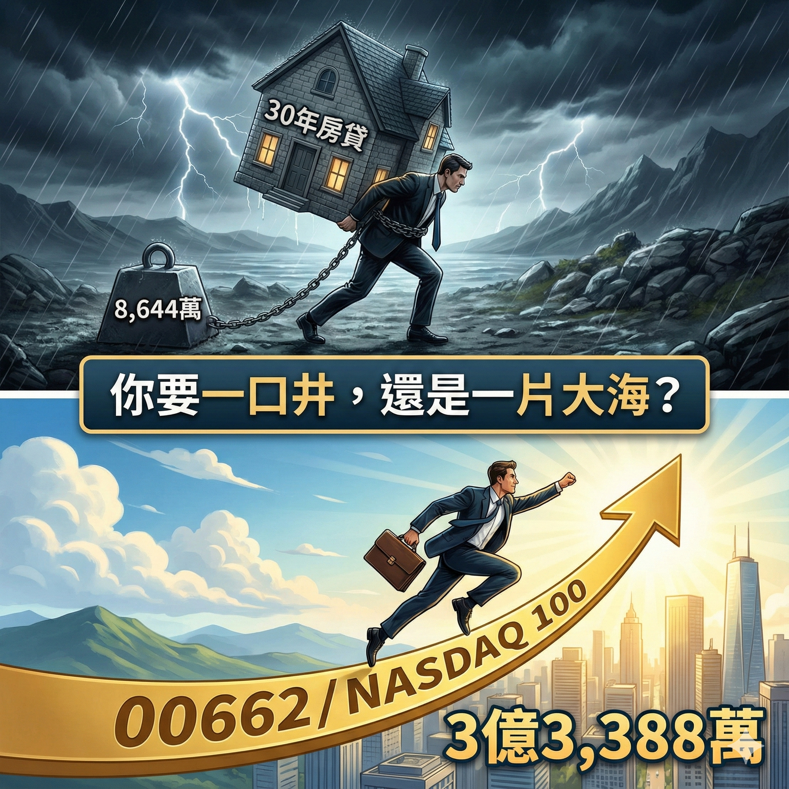 (A0003) 年輕人應該先買房還是租房先做投資？揭開「房奴」與「億萬資本家」的財務真相