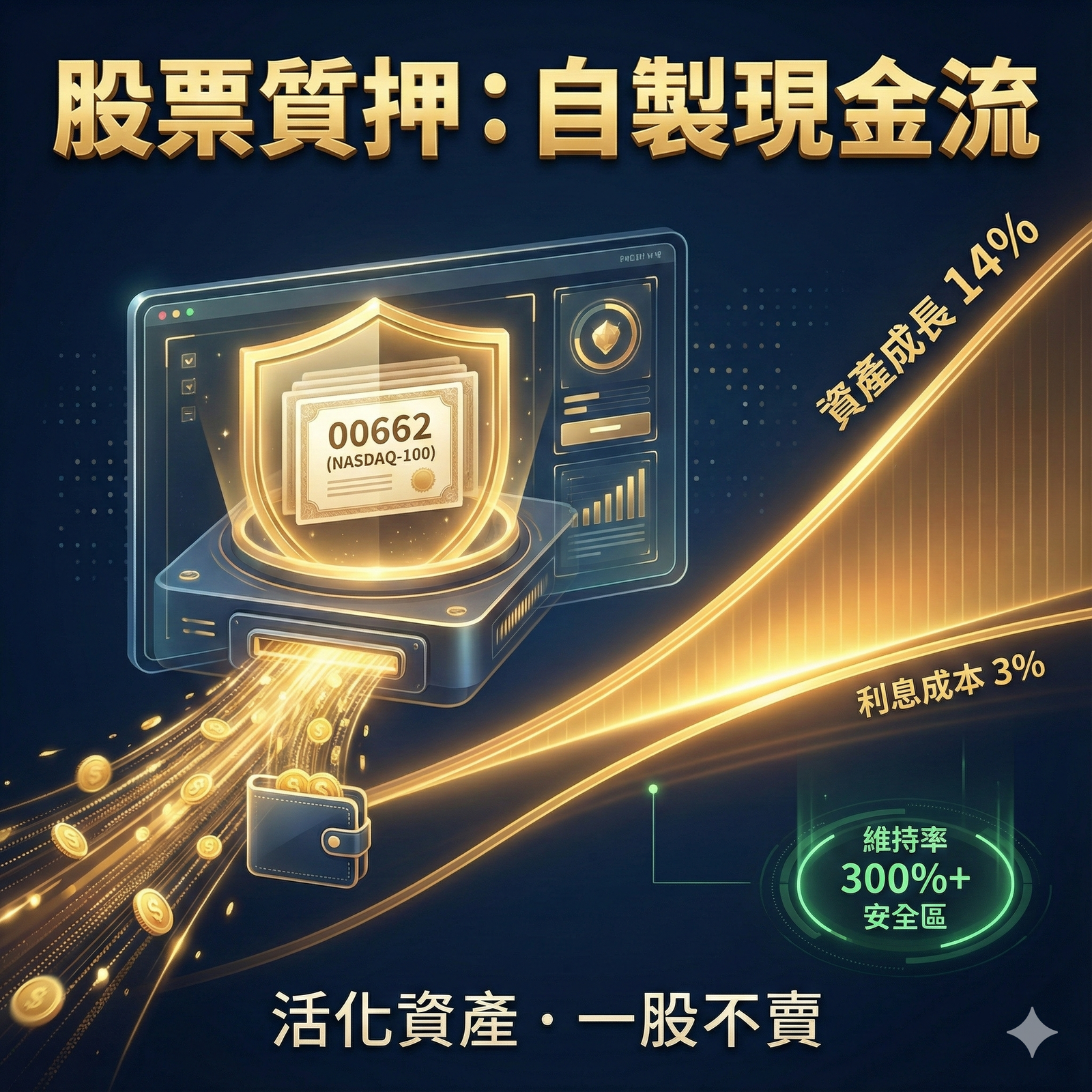 (A0011) 活化資產：認識質押——讓股票變身 ATM 的自製現金流