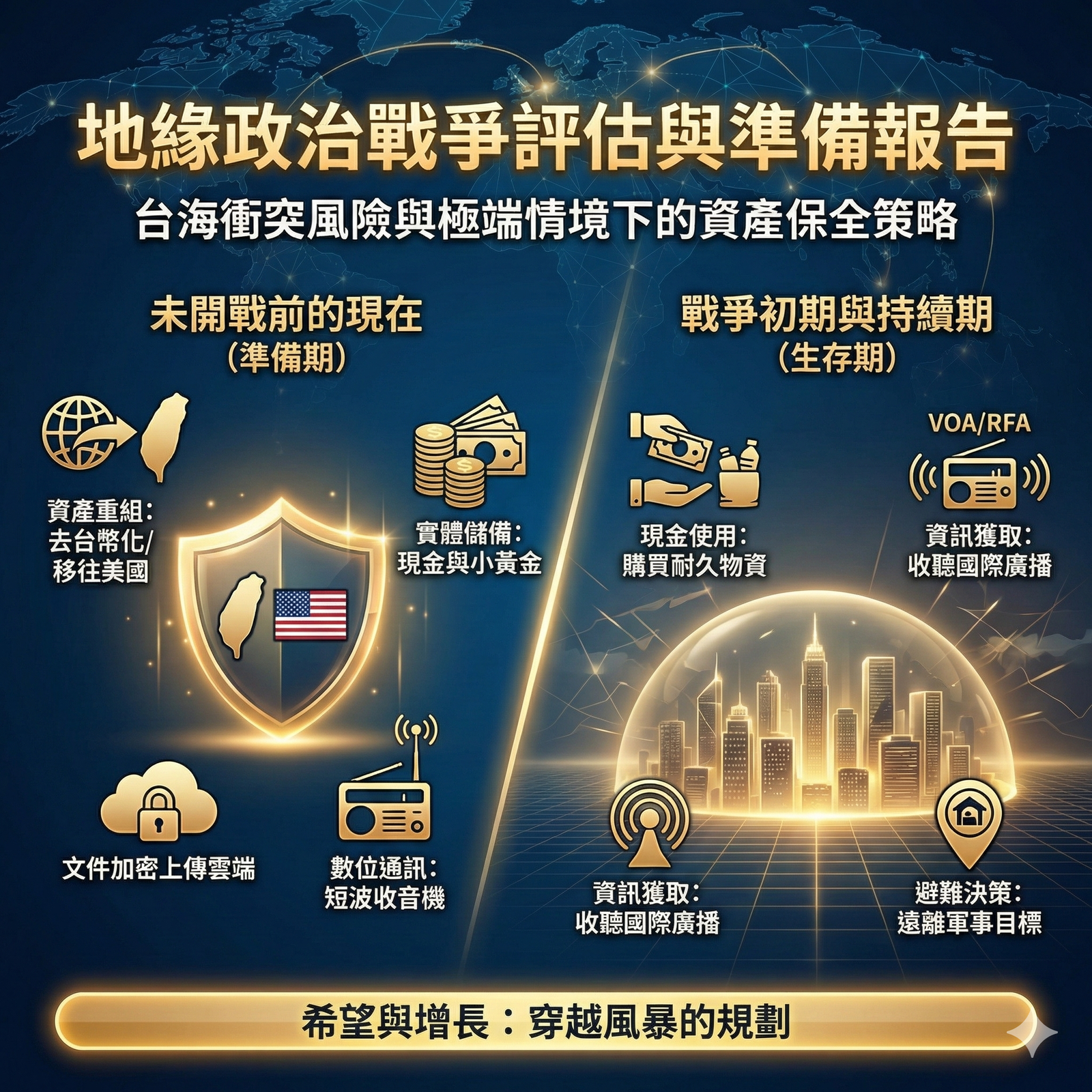 (A0014) 地緣政治戰爭評估與準備深入研究報告