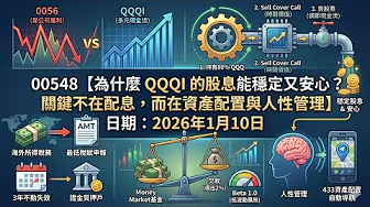 (00548) 為什麼 QQQI 的股息能穩定又安心？關鍵不在配息，而在資產配置與人性管理