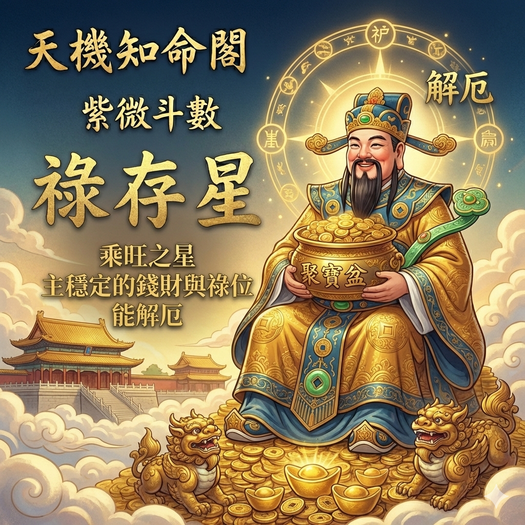 [fz-031] 
  祿存星：乘旺之星，主穩定的錢財與祿位，能解厄。