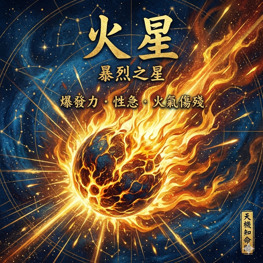 [fz-040] 
  火星：暴烈之星，主爆發力、性急、易有火氣傷殘。