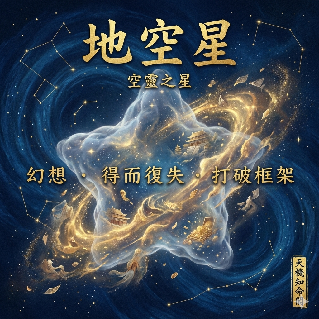 [fz-042] 
  地空星：空靈之星，主幻想、得而復失、打破框架。