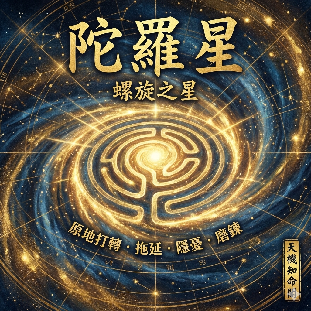 [fz-039] 
  陀羅星：螺旋之星，主原地打轉、拖延、隱憂與磨鍊。