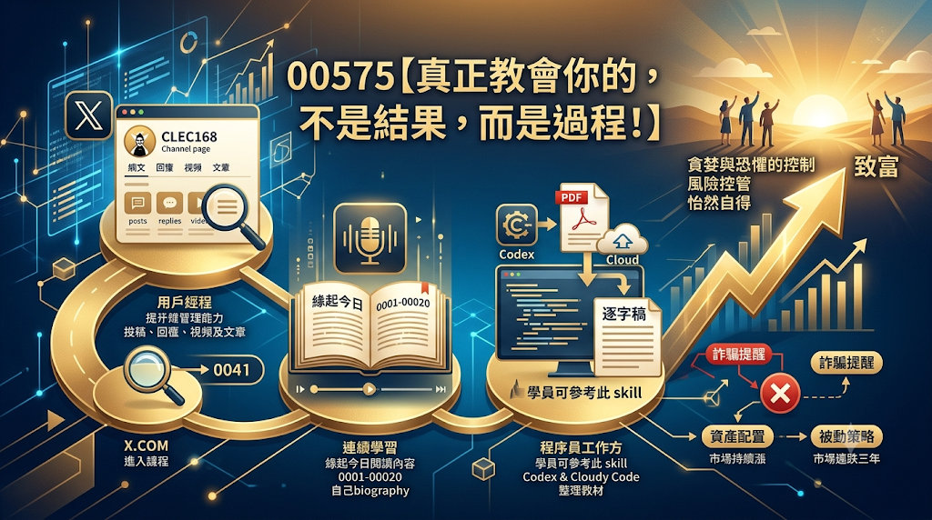 (00575) 真正教會你的，不是結果，而是過程！