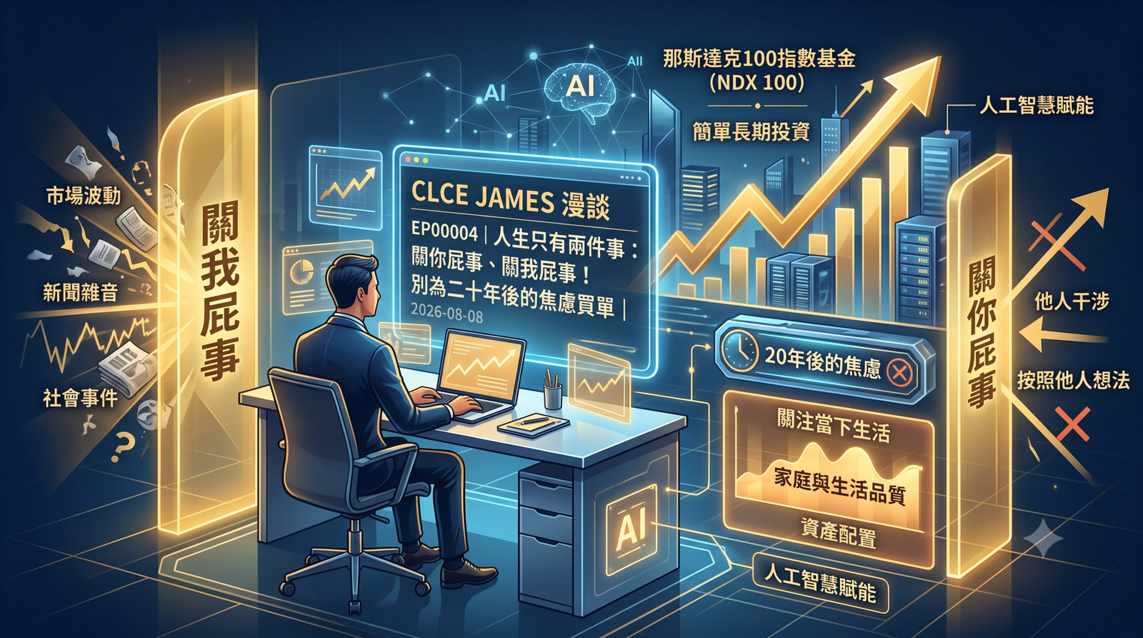 EP00004｜人生只有兩件事：關你屁事、關我屁事！別為二十年後的焦慮買單｜2026-08-08