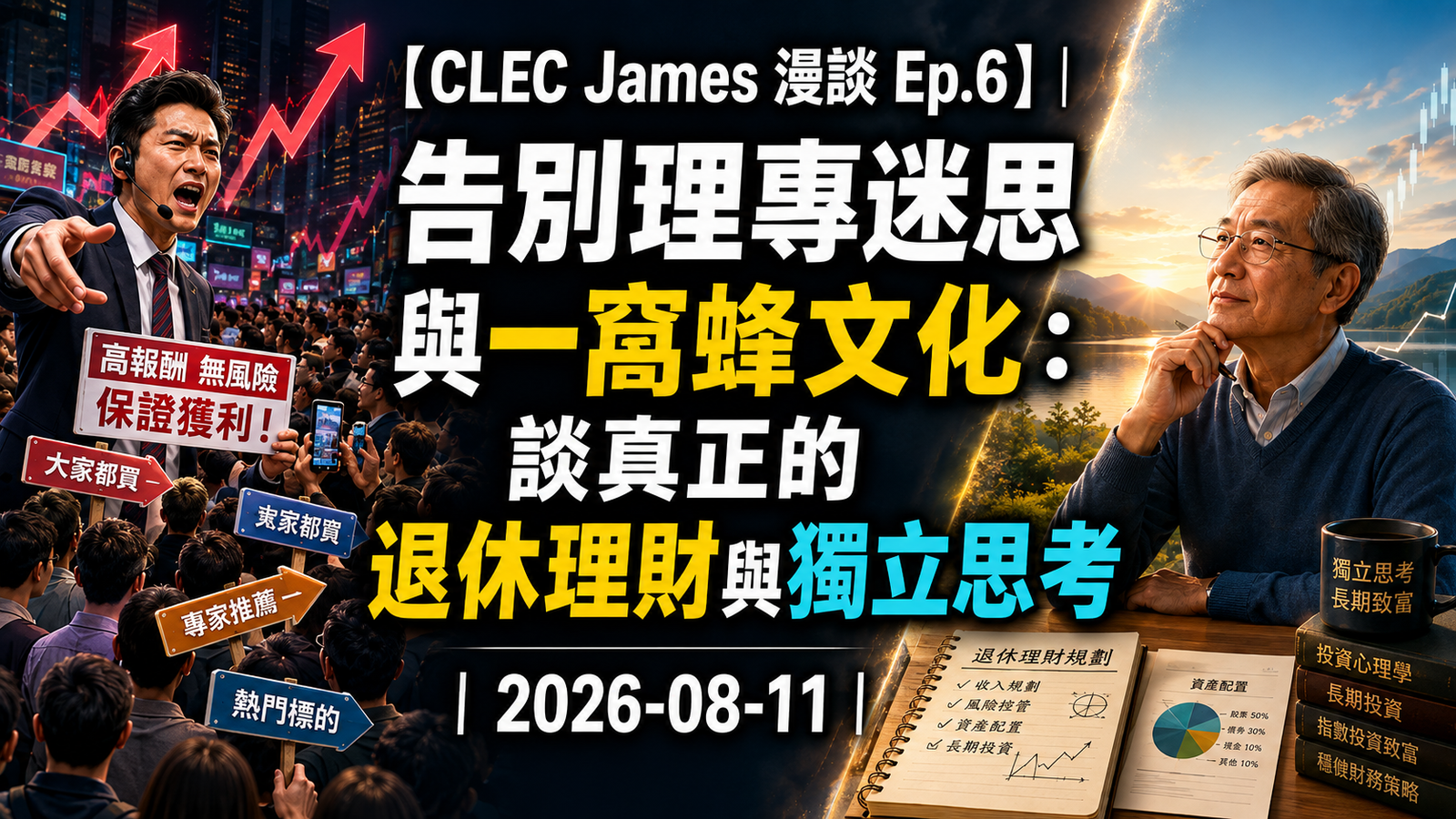 EP00006｜告別理專迷思與一窩蜂文化：談真正的退休理財與獨立思考｜2026-08-11