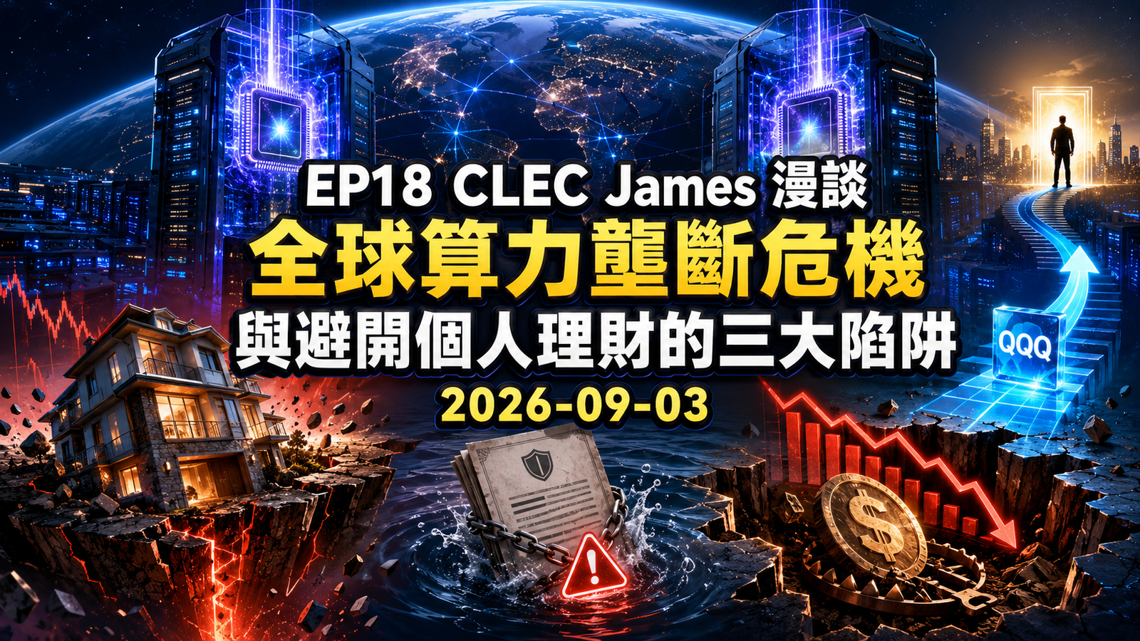 [cj-018] CLEC James
  漫談｜全球算力壟斷危機與避開個人理財的三大陷阱｜2026-09-03