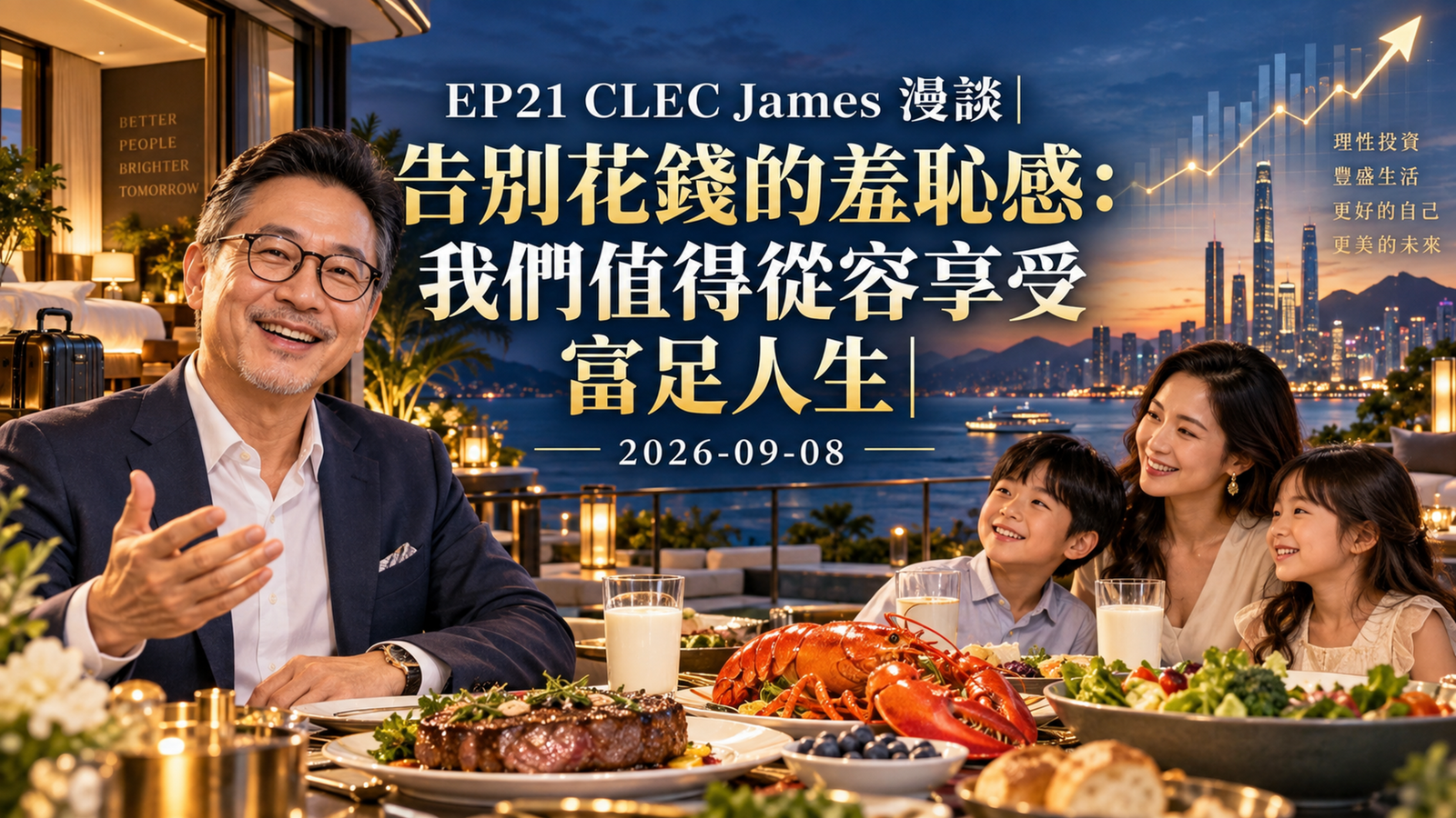 [cj-021] CLEC James
  漫談｜告別花錢的羞恥感：我們值得從容享受富足人生｜2026-09-08